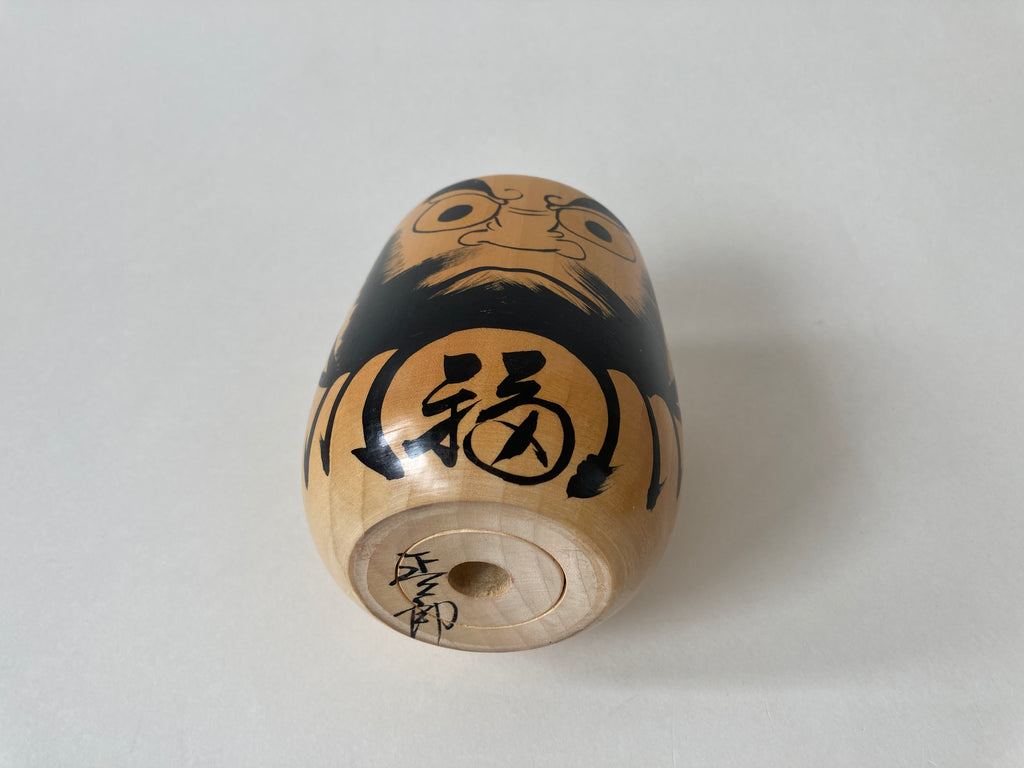 Special Traditional Kokeshi Daruma by Shōjirō (Size 10 cm / 3.9 in)