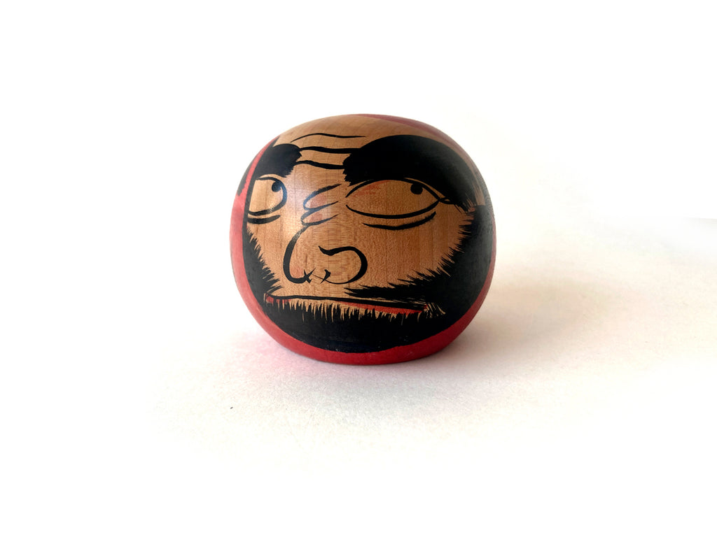 Traditional Kokeshi Daruma by Abo Muchihide