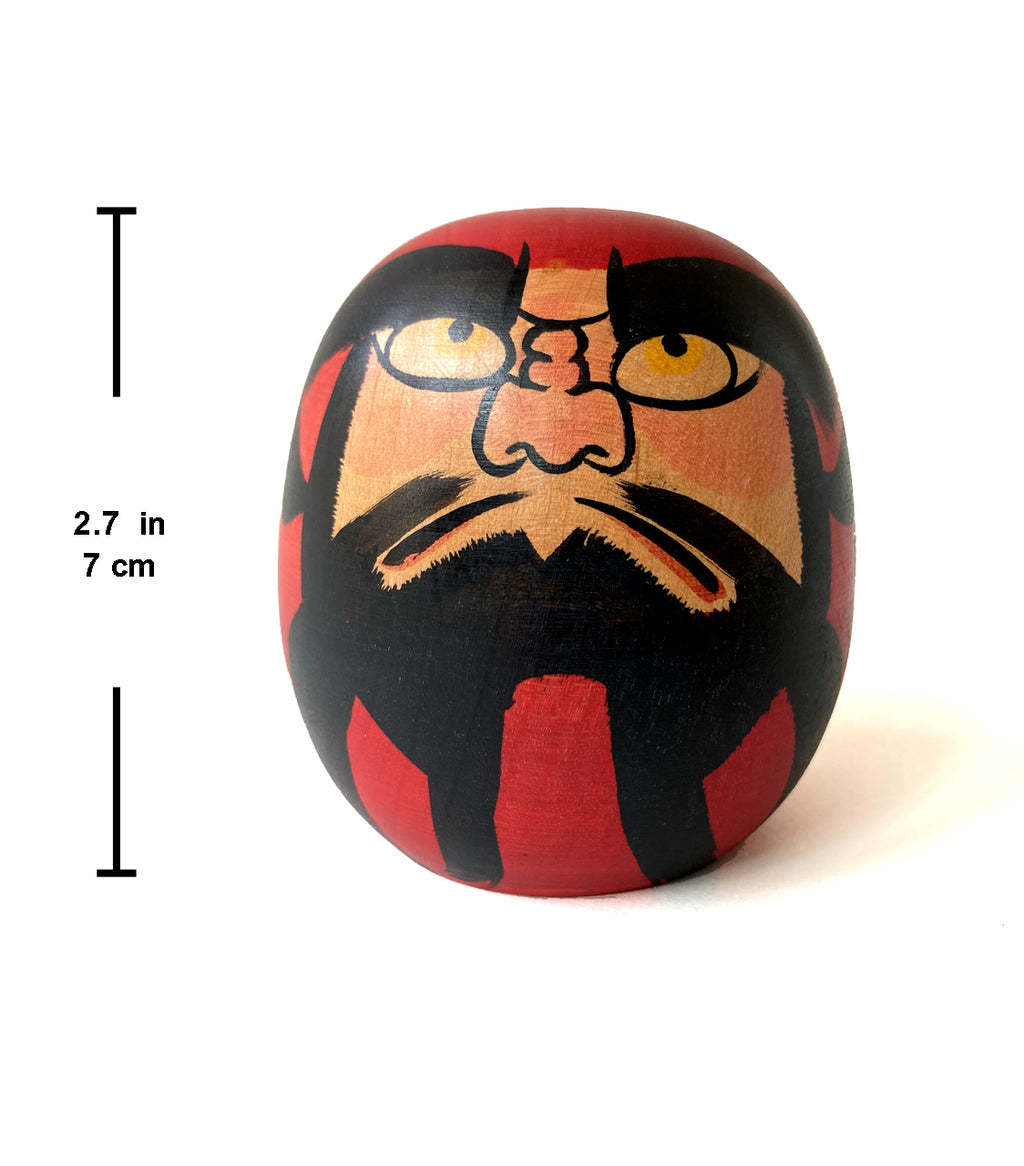 (IV) Traditional Kokeshi Daruma by Abo Muchihide
