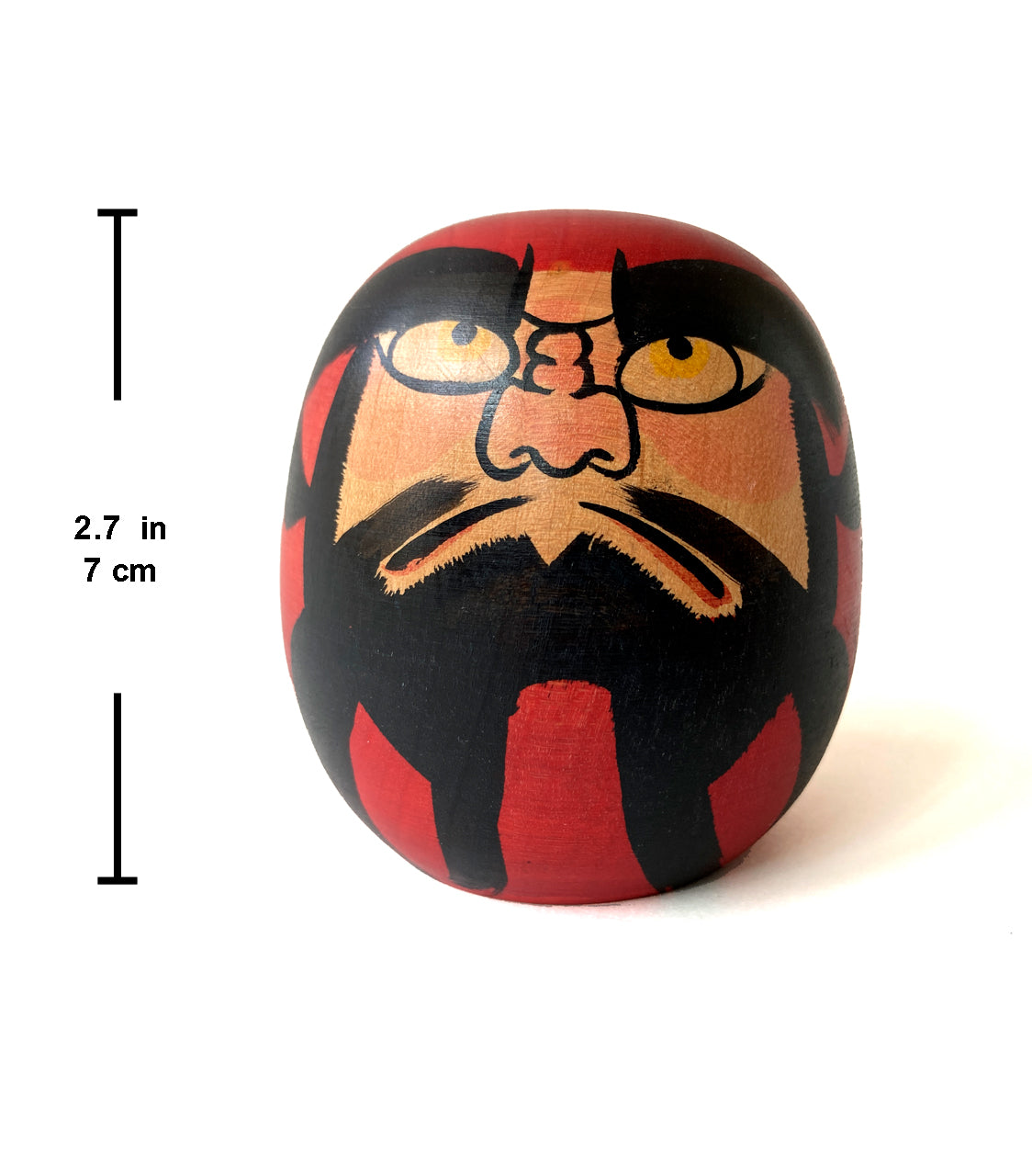 (IV) Traditional Kokeshi Daruma by Abo Muchihide