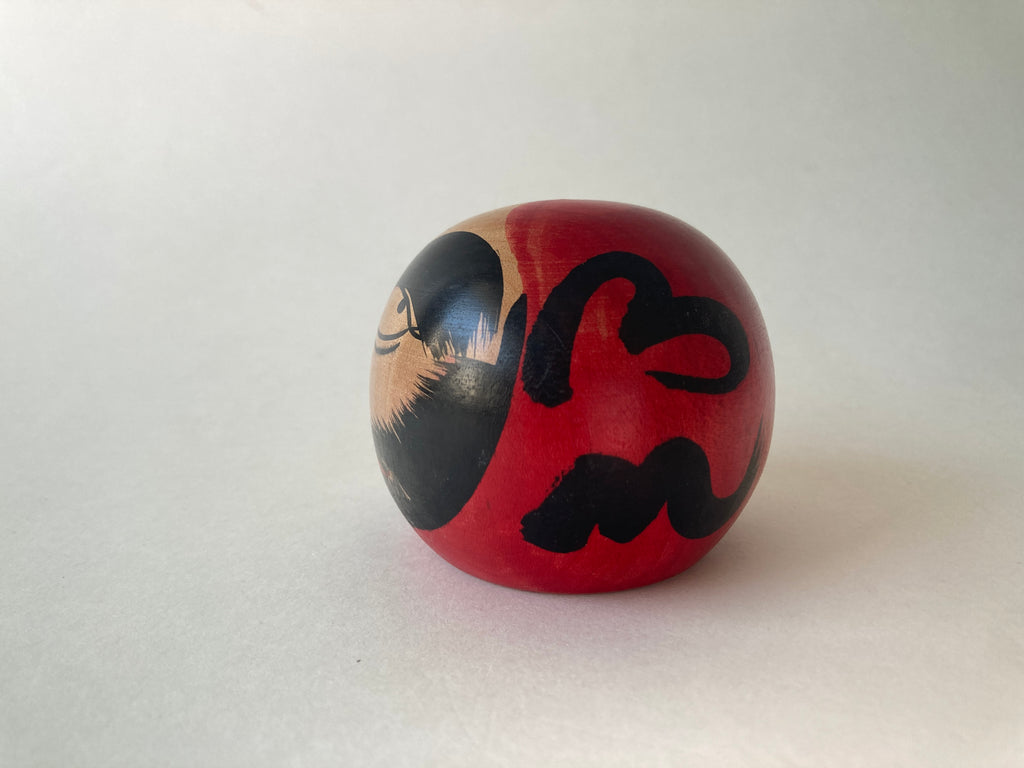 Traditional Kokeshi Daruma by Abo Muchihide