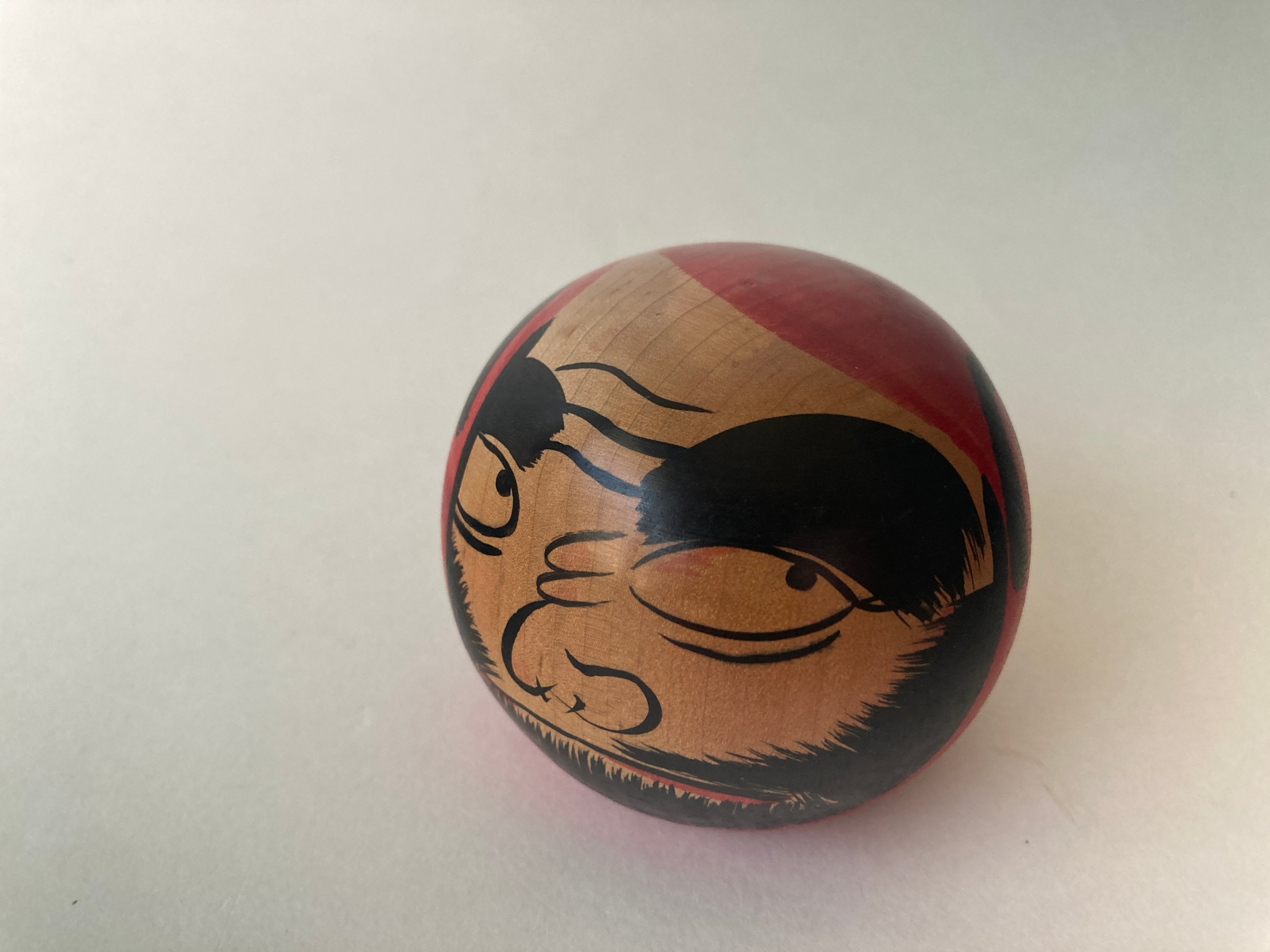 Traditional Kokeshi Daruma by Abo Muchihide