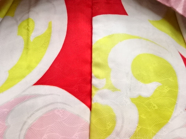 Vintage Abstract Silk Haori Kimono