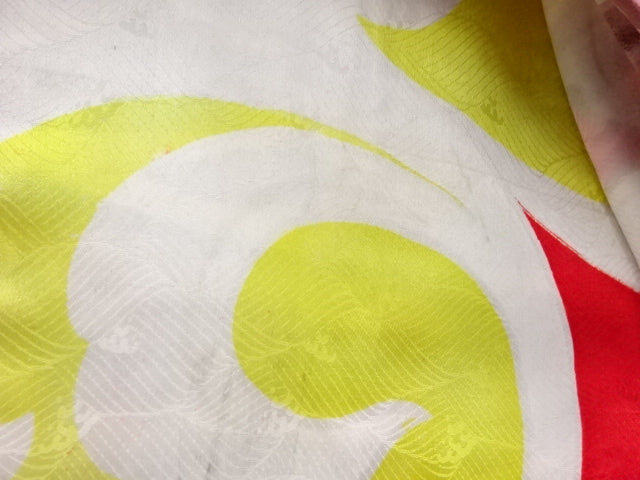 Vintage Abstract Silk Haori Kimono