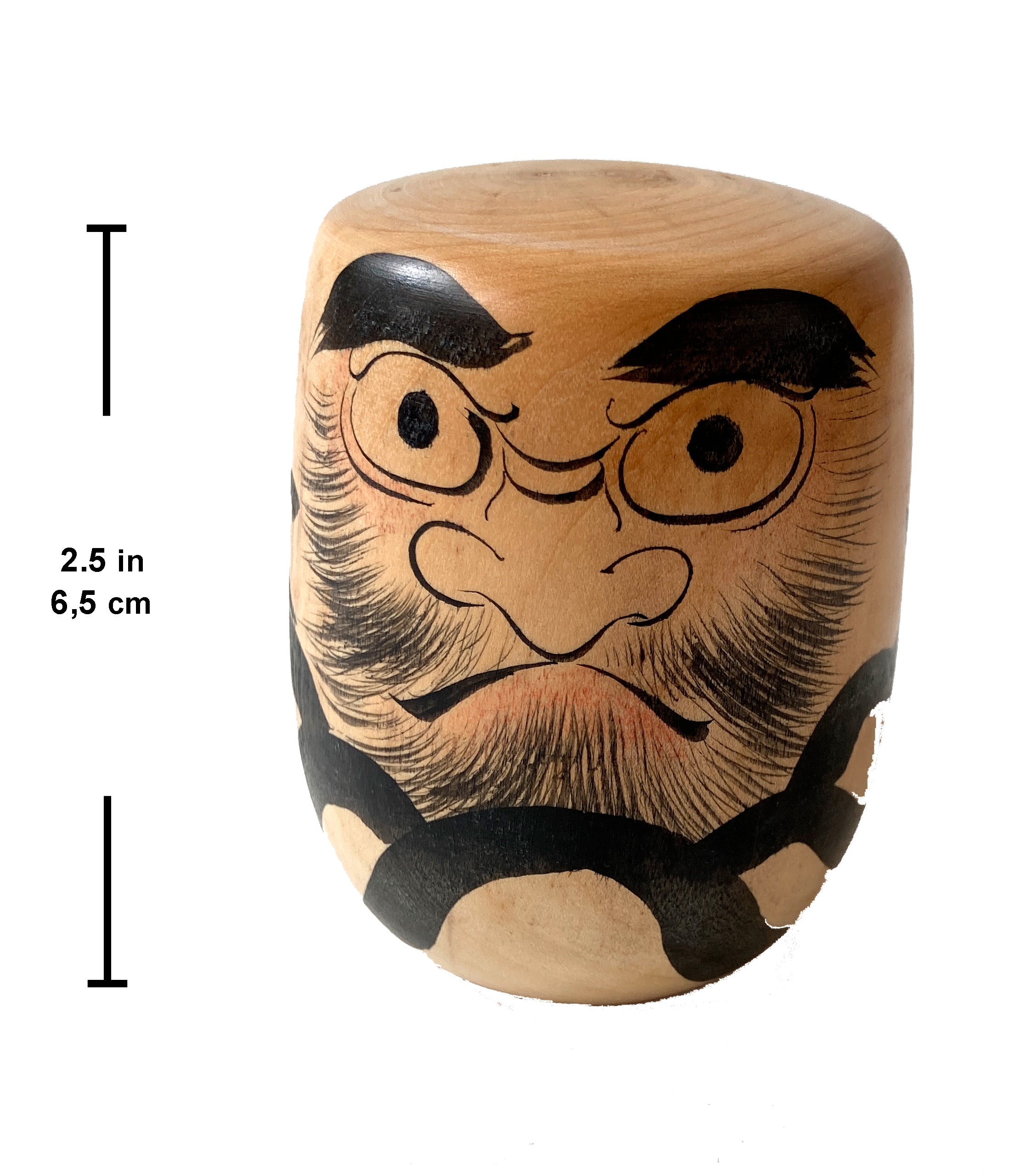 Special Traditional Kokeshi Daruma by Takishima Shigeru.