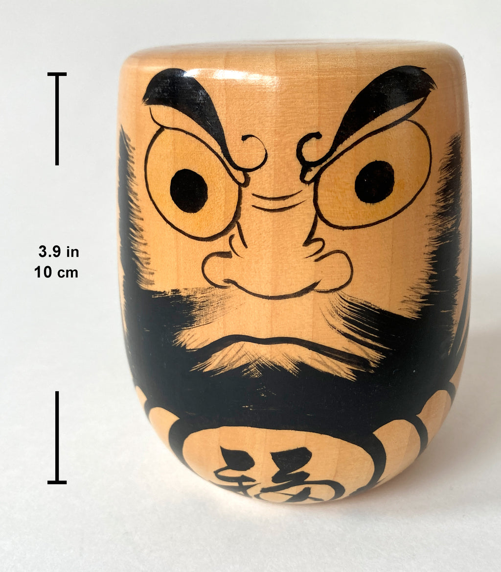 Special Traditional Kokeshi Daruma by Shōjirō (Size 10 cm / 3.9 in)