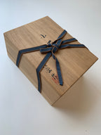 Ko Omote by Ryūgaku  / NOH MASK with Textile Bag and Paulownia box.