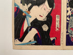 4 diptychs (8 prints) / UKIYO-E WOODBLOK PRINTS (Kunichika, 1870)