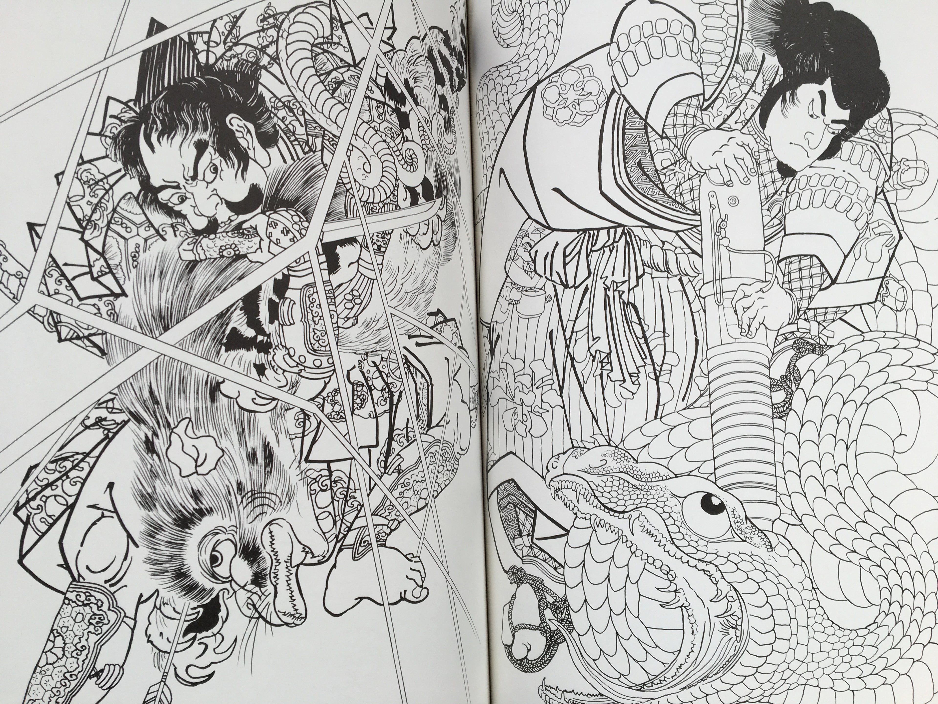 Japan Warrior Arts in Outline - Keibunsha Japan Tattoo Institute