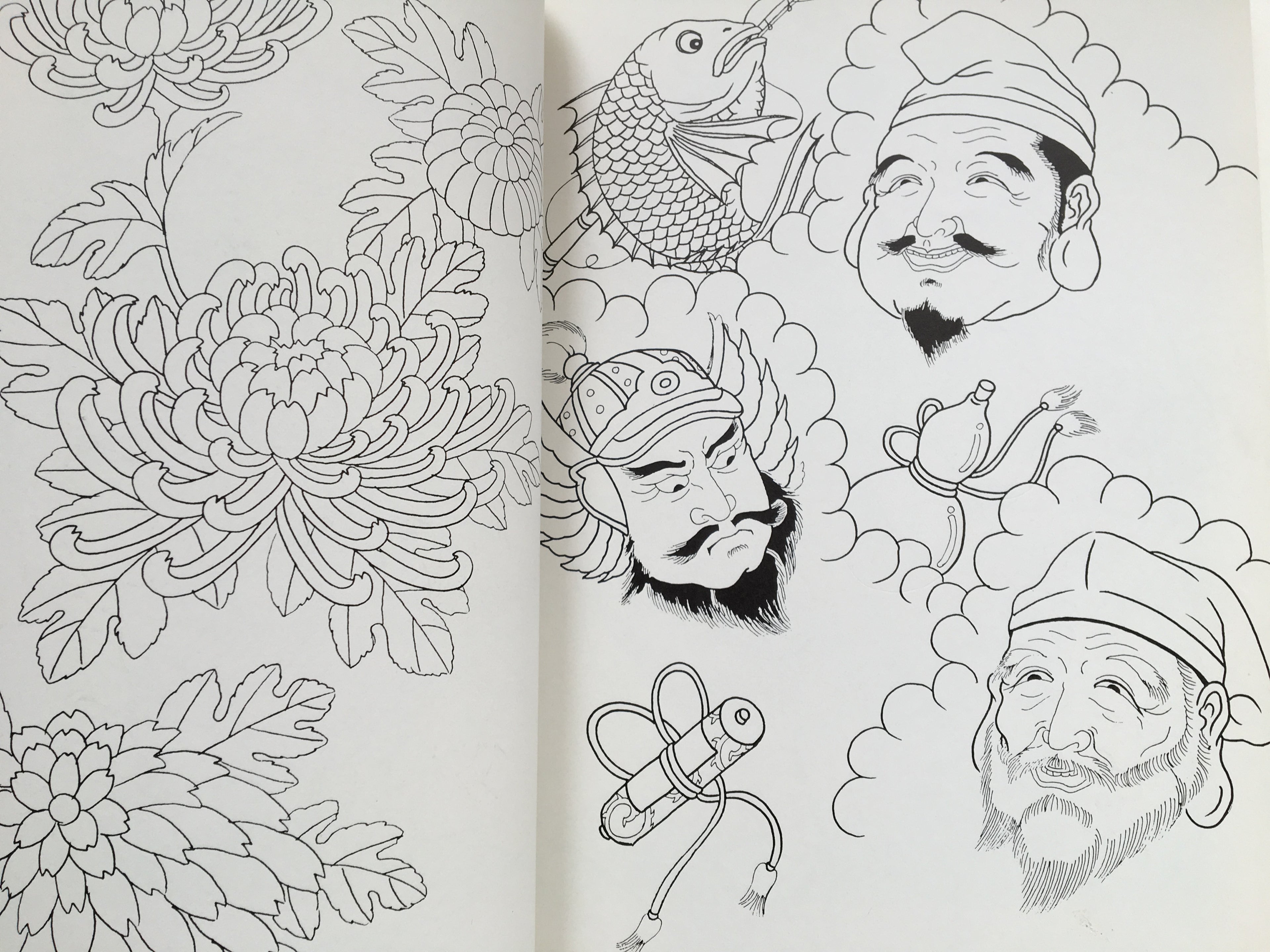 Traditional Japanese Tattoo Designs by Horicho - Keibunsha Japan Tattoo Institute.