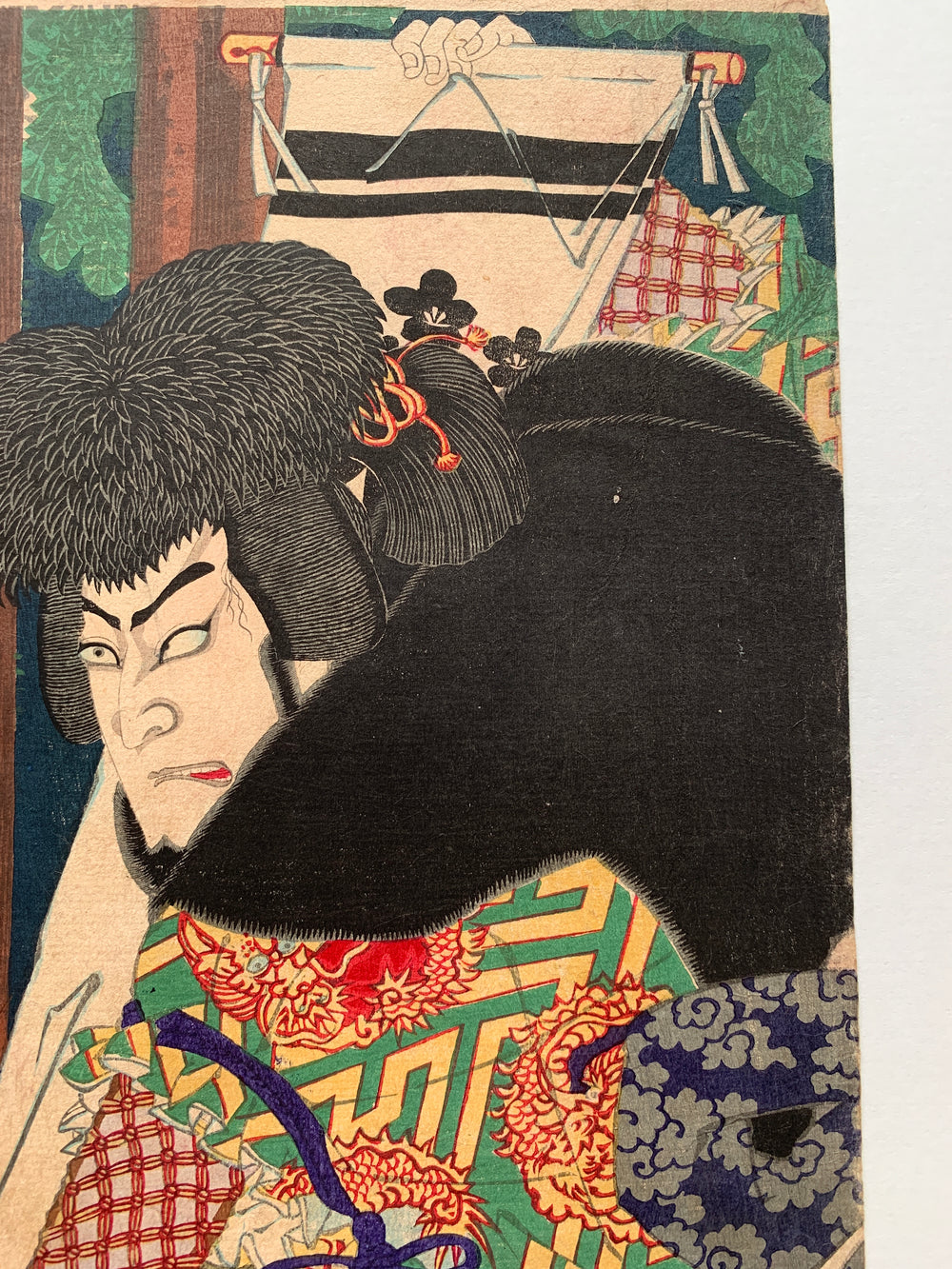 Triptych: “Yoshiysune Senbon-zakura” (Kunichika, 1882)