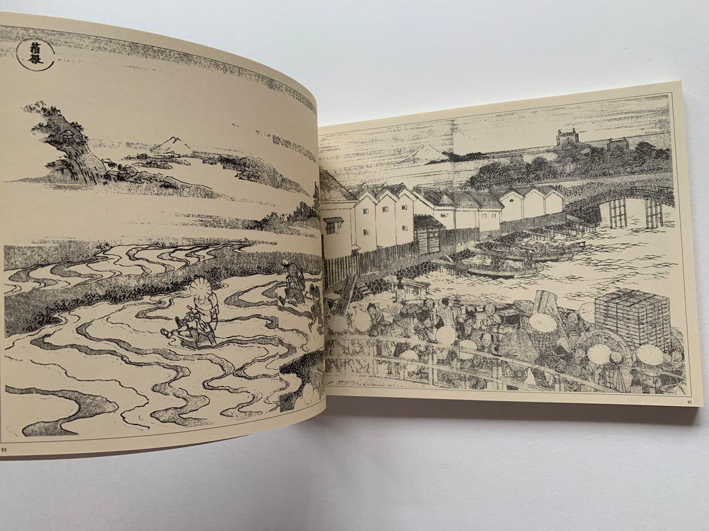 Set 2 Books/ HOKUSAI MANGA & 100 VIEWS OF Mt. FUJI