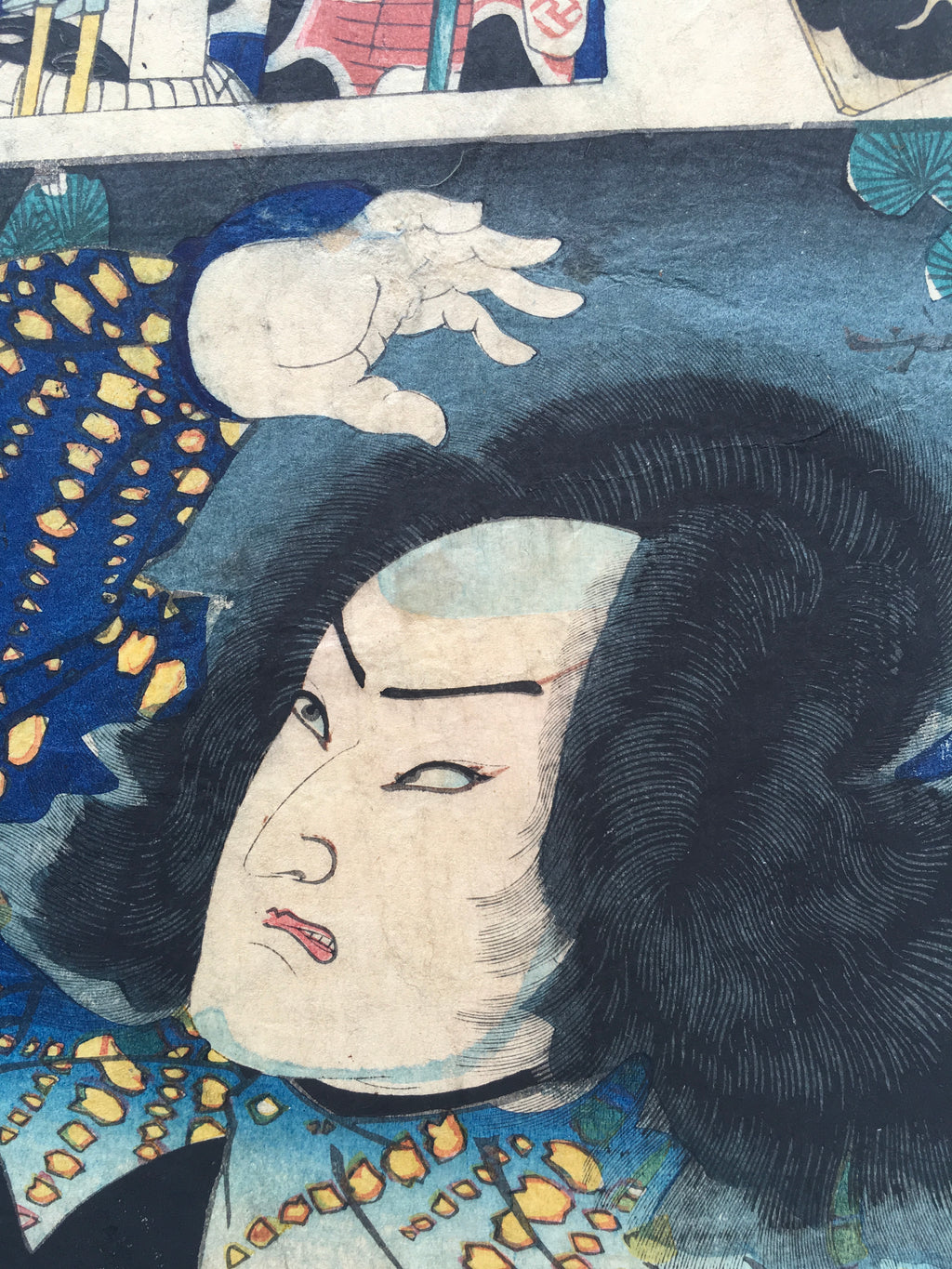 Se Brigade, Second Group (Nibangumi): Actor Ôtani Tomoemon V as Sendô Matsuemon / (Kunichika, 1886)