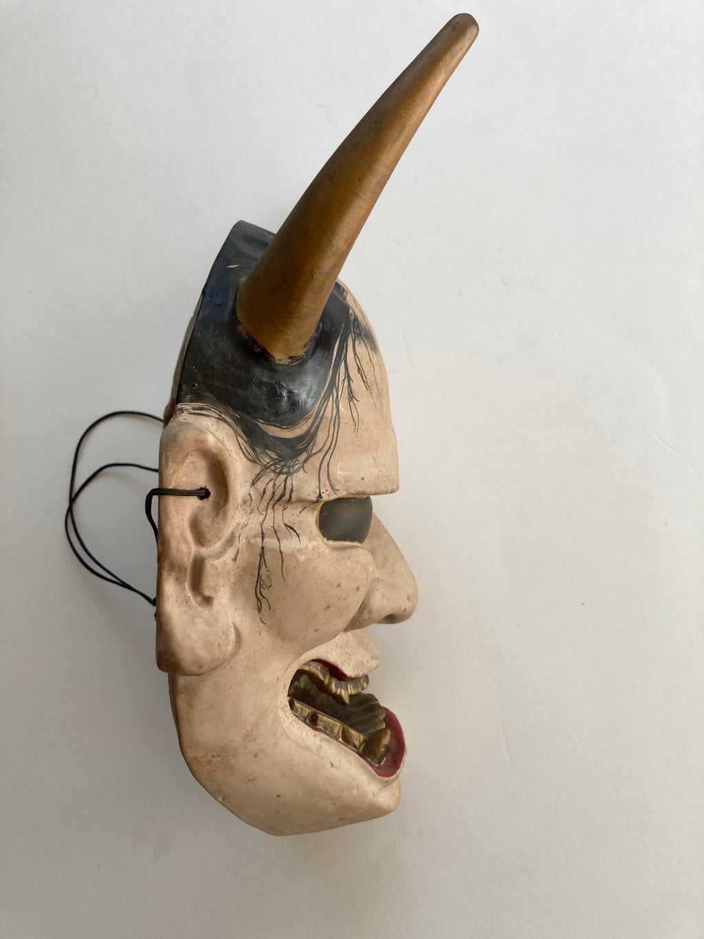 Hannya Mask Wood Carving