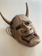 Hannya Mask Wood Carving
