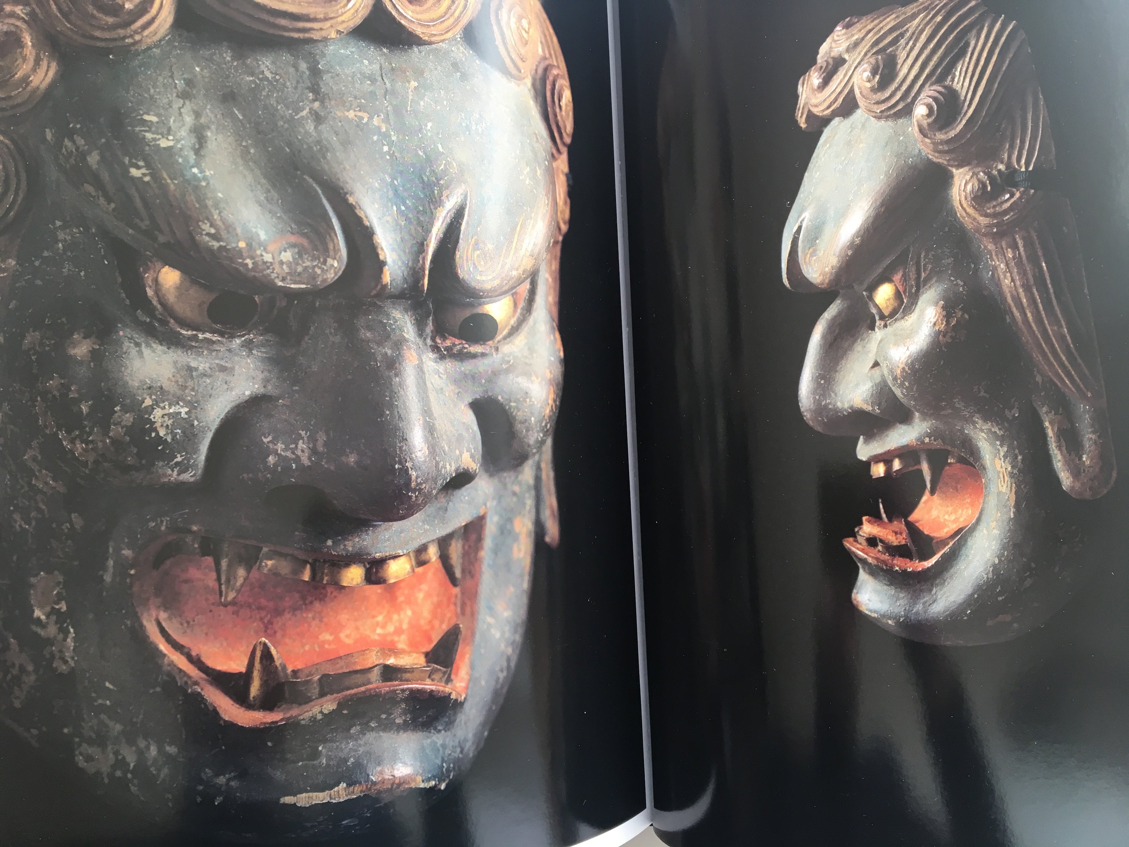 Old pieces of Mitsui family / Noh Masks