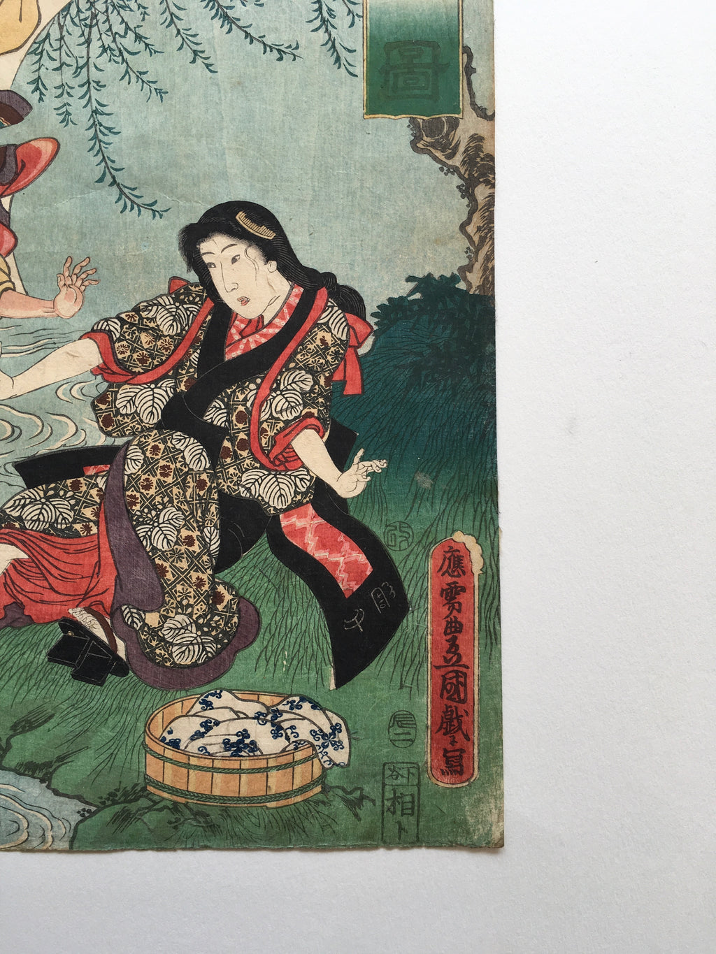 Kume no Sennin, from the series Picture of Dolls (Ningyô no zu), (Kunisada, 1856)