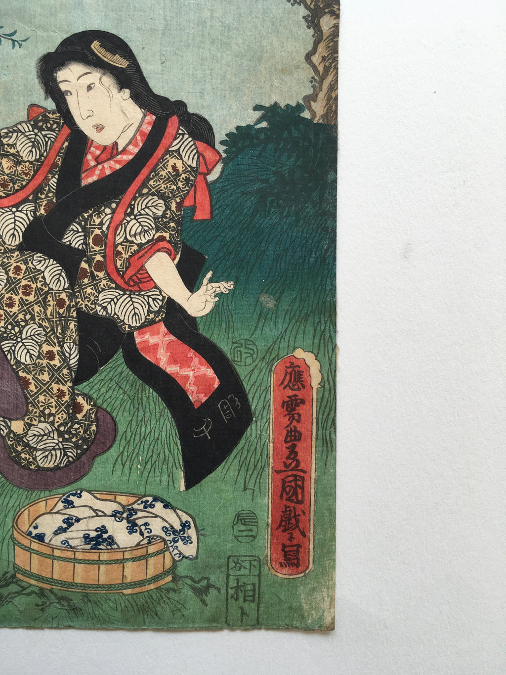 Kume no Sennin, from the series Picture of Dolls (Ningyô no zu), (Kunisada, 1856)