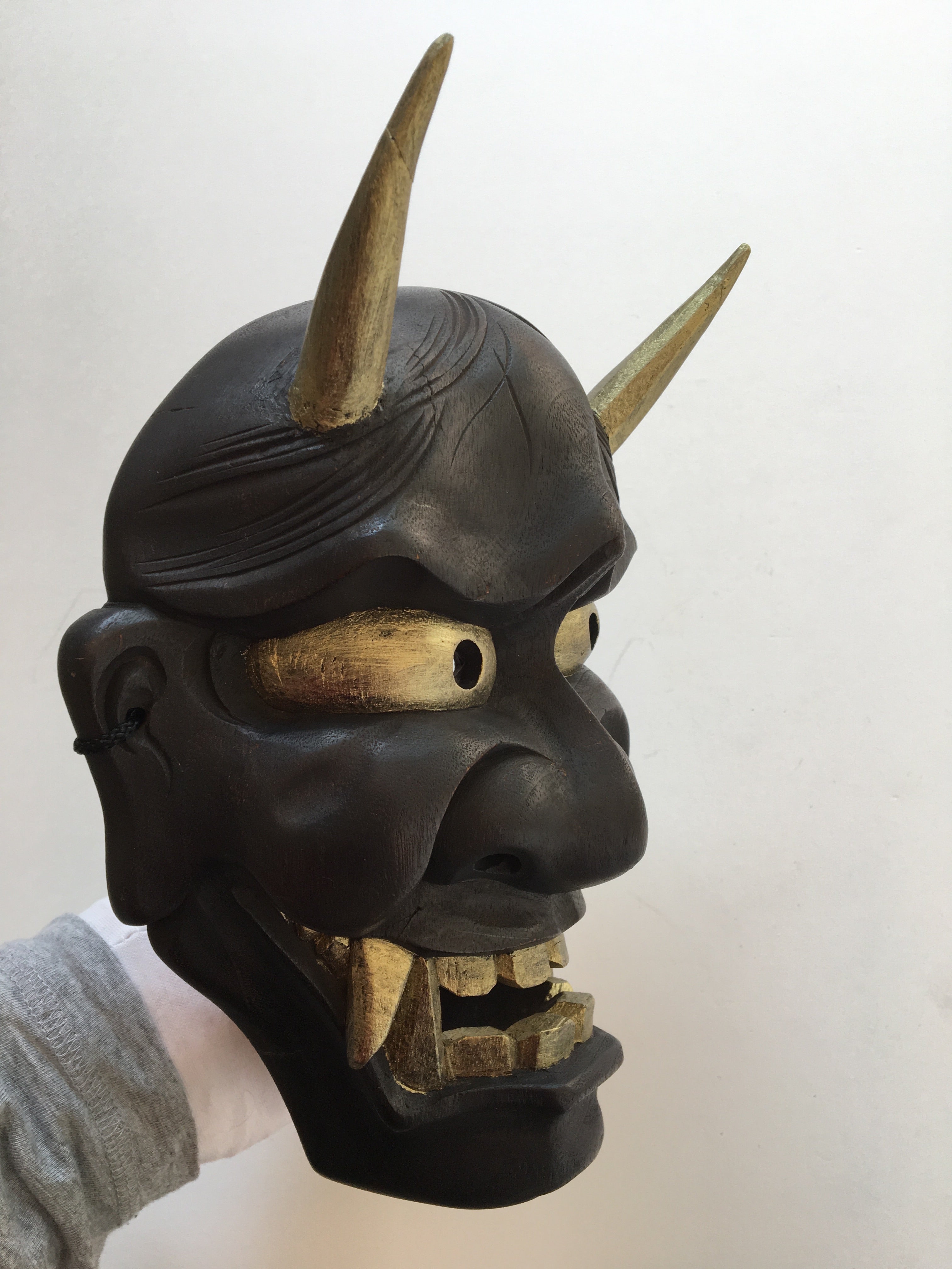 Aya Black Decadence with Amulet / Japanese Mask