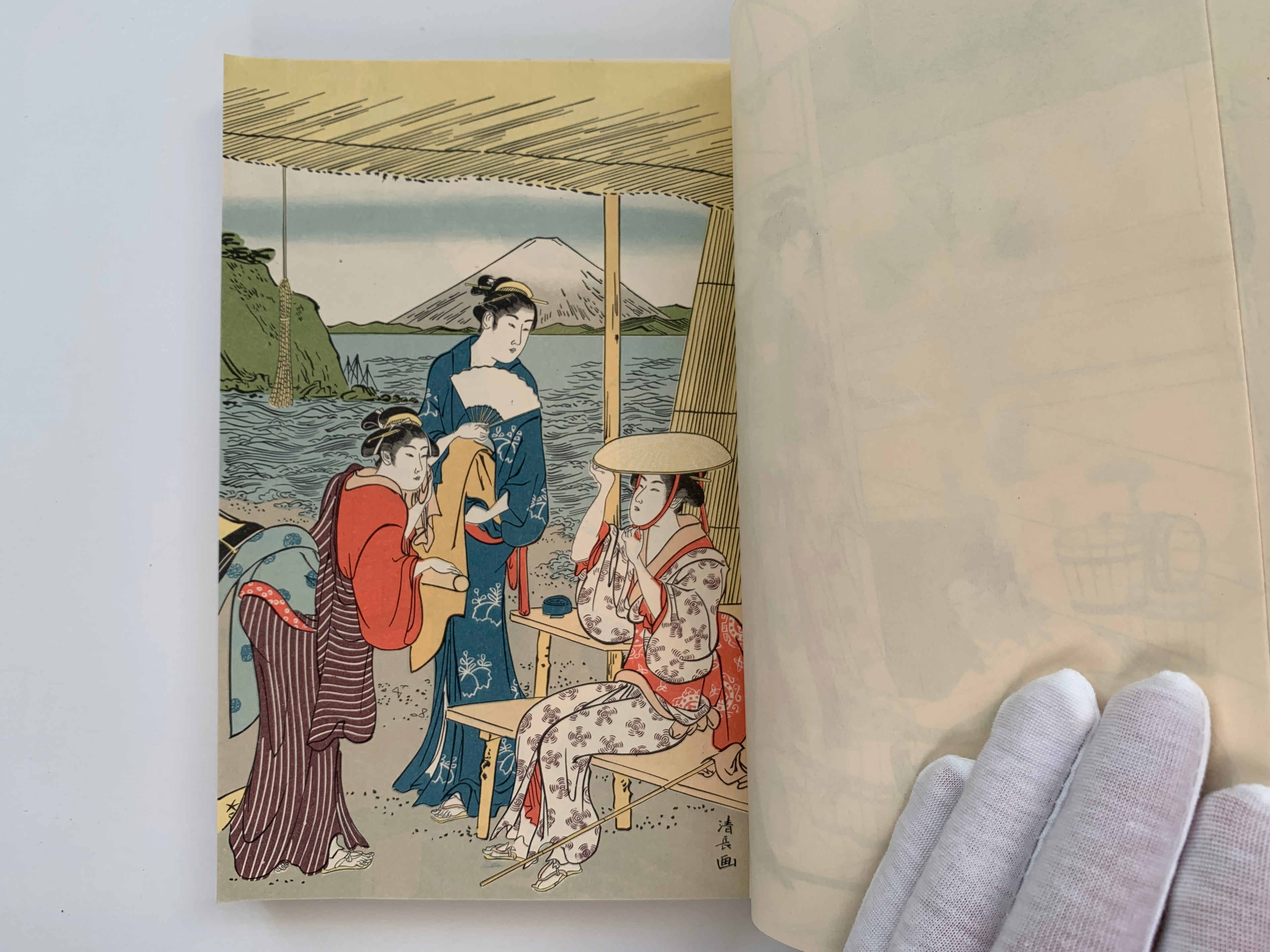 Kiyonaga’s Unexhibited Masterpieces (Wooden version) / Re-impresion