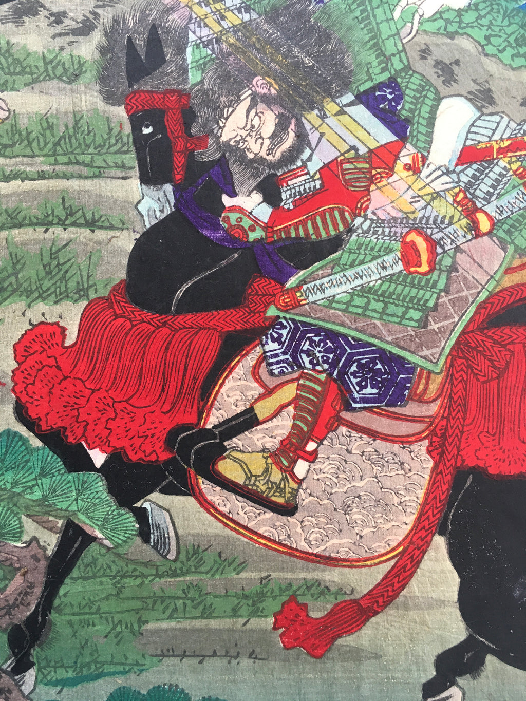 Attack - Fifty-four Battle Stories of Hisago (Yoshitsuya, 1891)