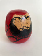 Special Traditional Kokeshi Daruma by Tadao Sato (Size 9,5 cm / 3.7 in)