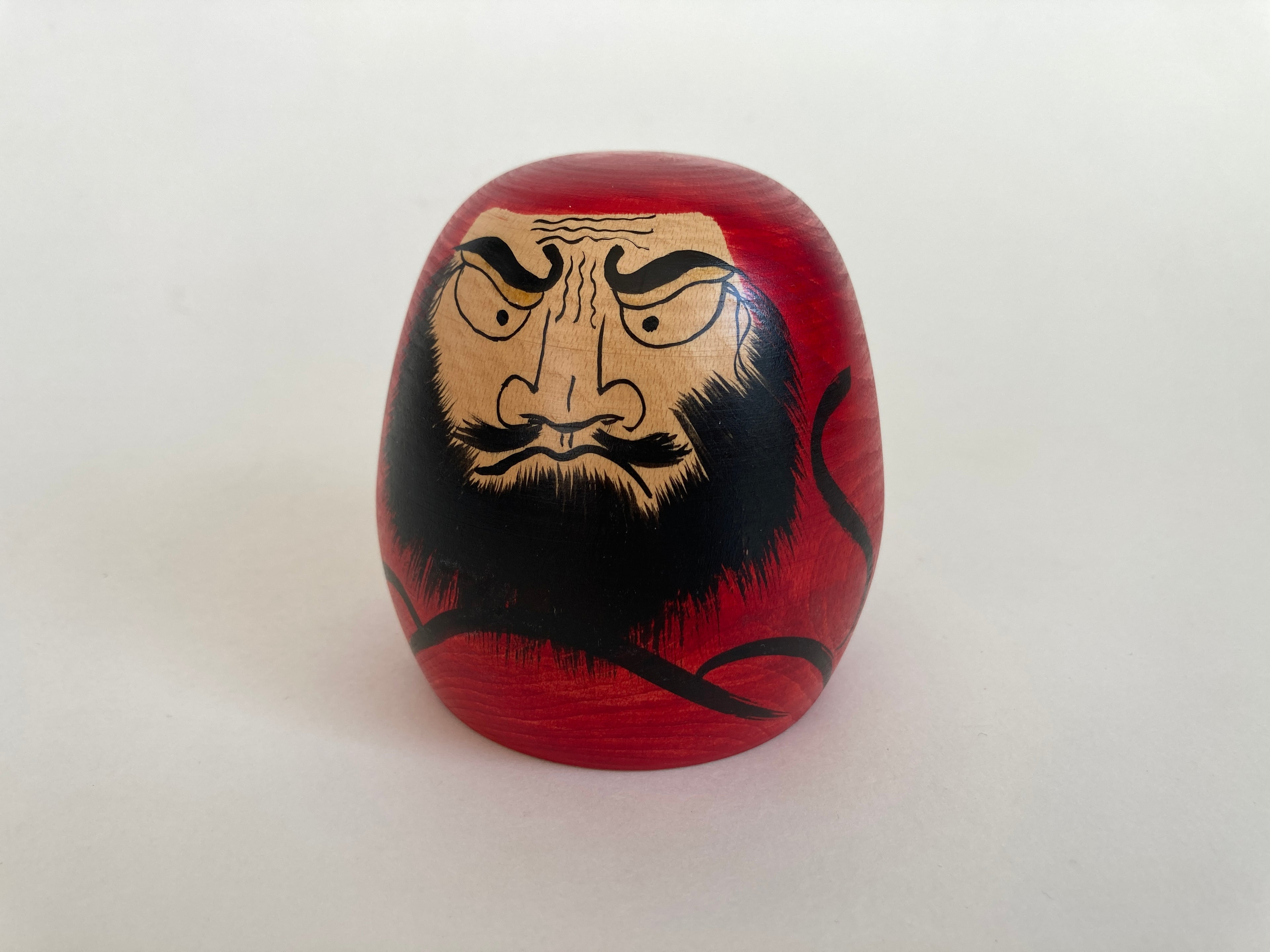 Special Traditional Kokeshi Daruma by Tadao Sato (Size 7 cm / 2.7 in)