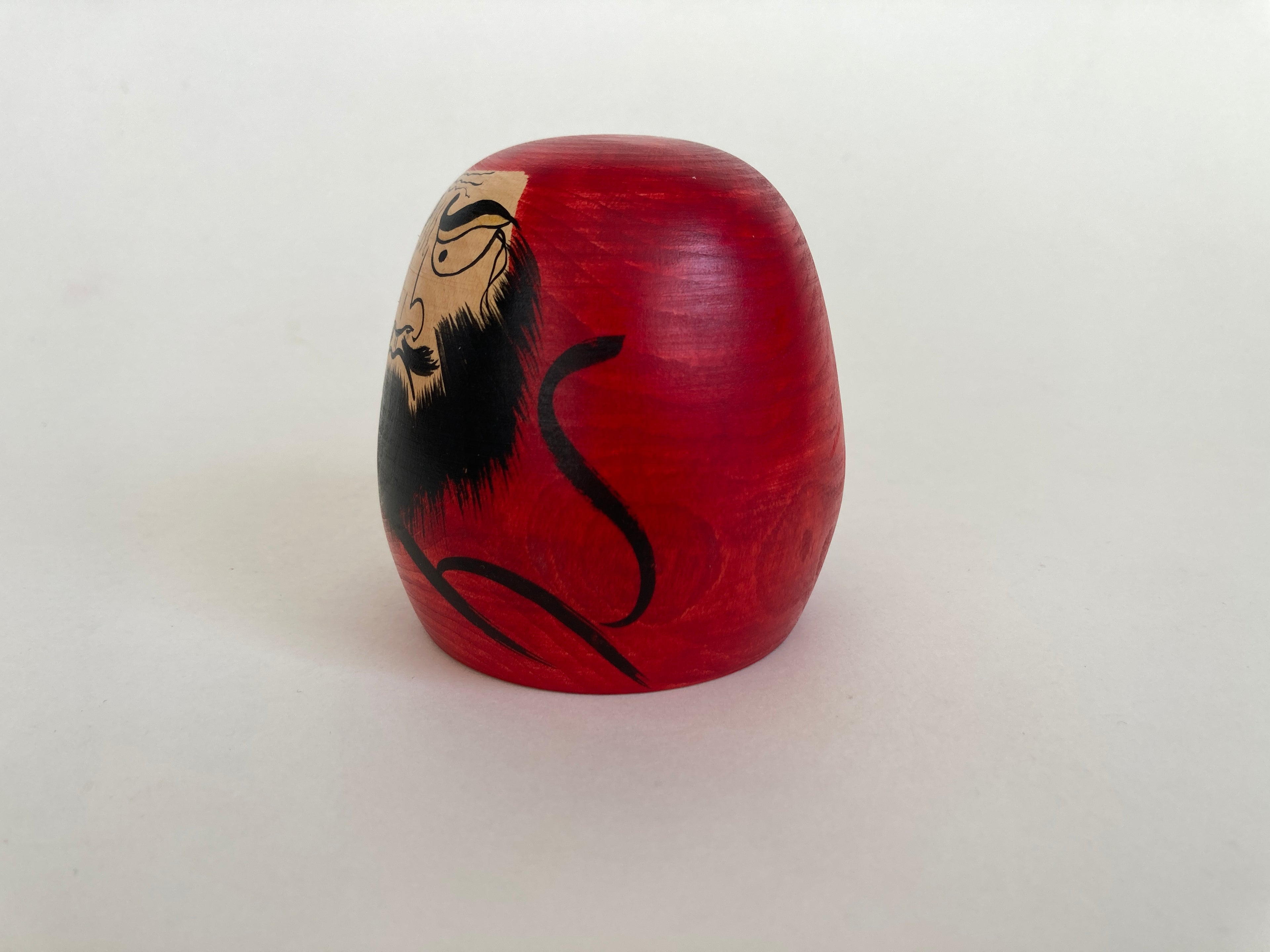 Special Traditional Kokeshi Daruma by Tadao Sato (Size 7 cm / 2.7 in)