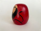 Special Traditional Kokeshi Daruma by Tadao Sato (Size 9,5 cm / 3.7 in)