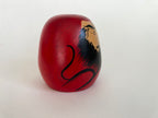 Special Traditional Kokeshi Daruma by Tadao Sato (Size 9,5 cm / 3.7 in)