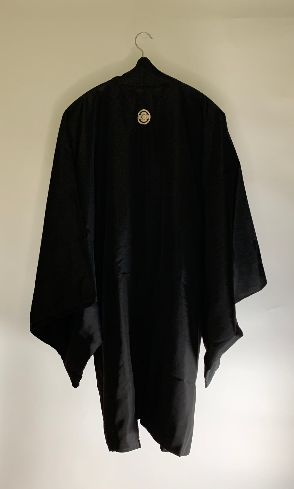 Vintage Black Silk Haori Kimono