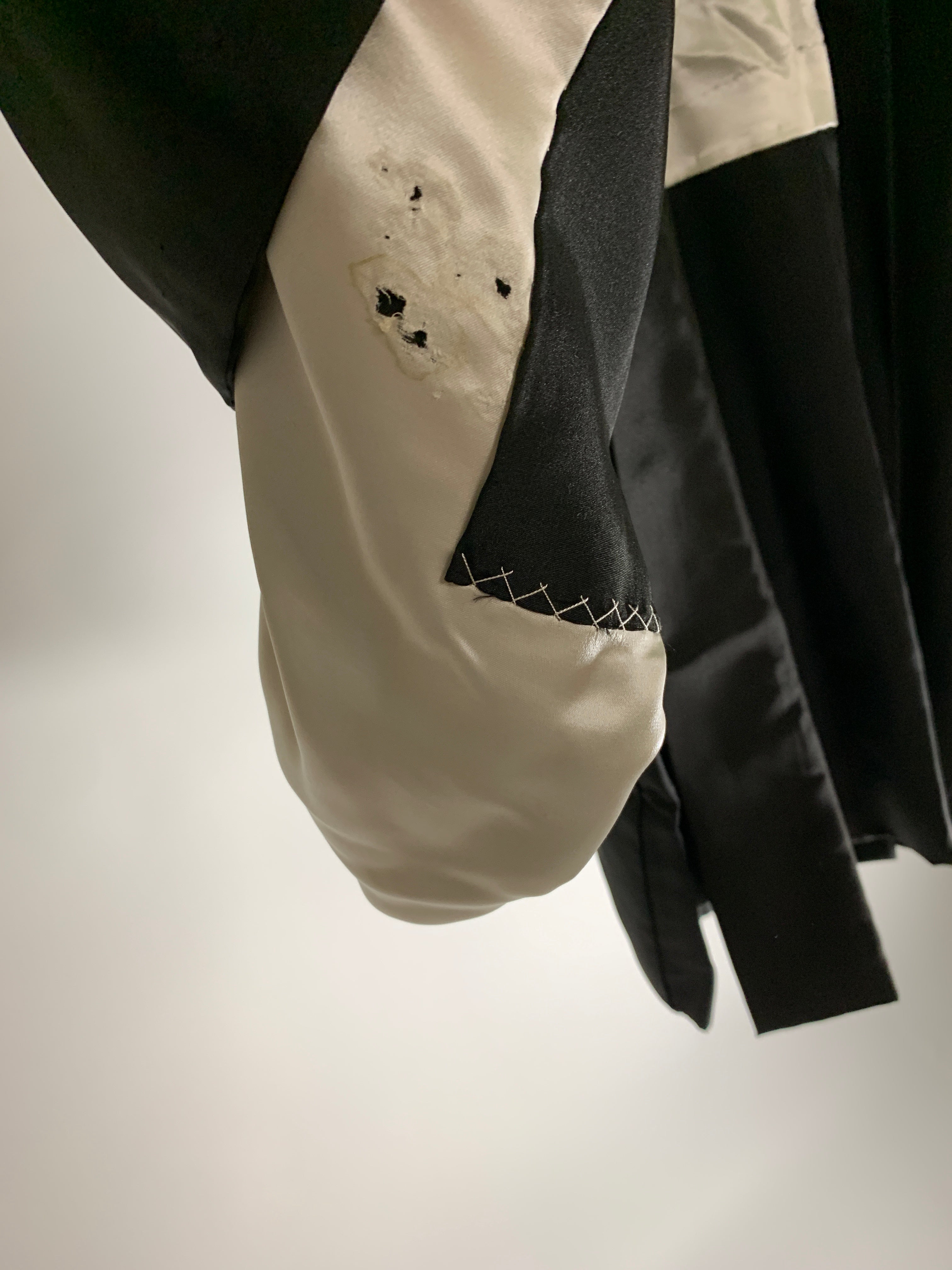 Vintage Black Silk Haori Kimono