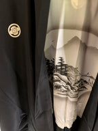 Vintage Black Silk Haori Kimono