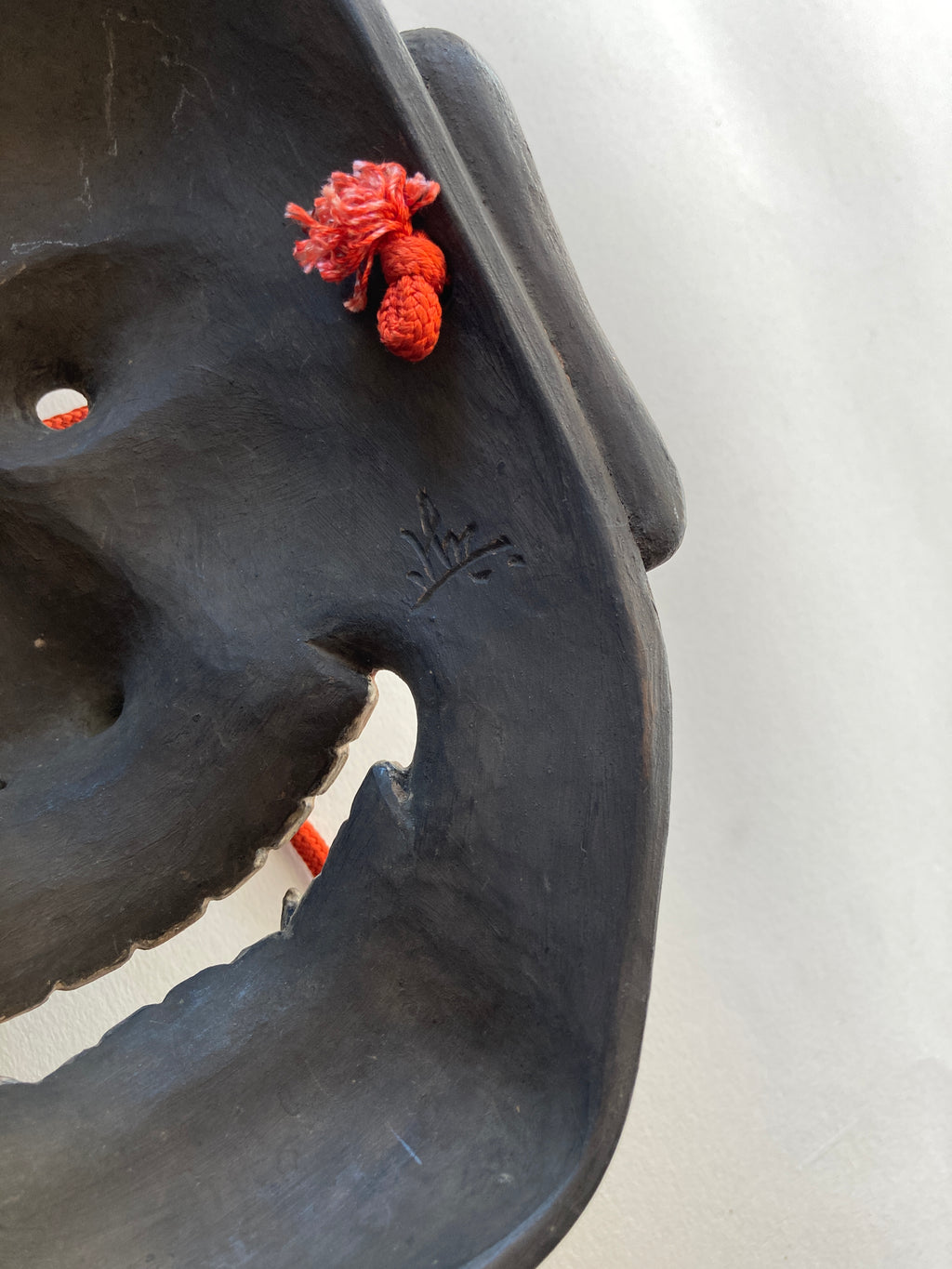 HANNYA by “Arakou”. (Carved in wood, with Pawlonia Box, Silk Bag and Handwritten Certificated).