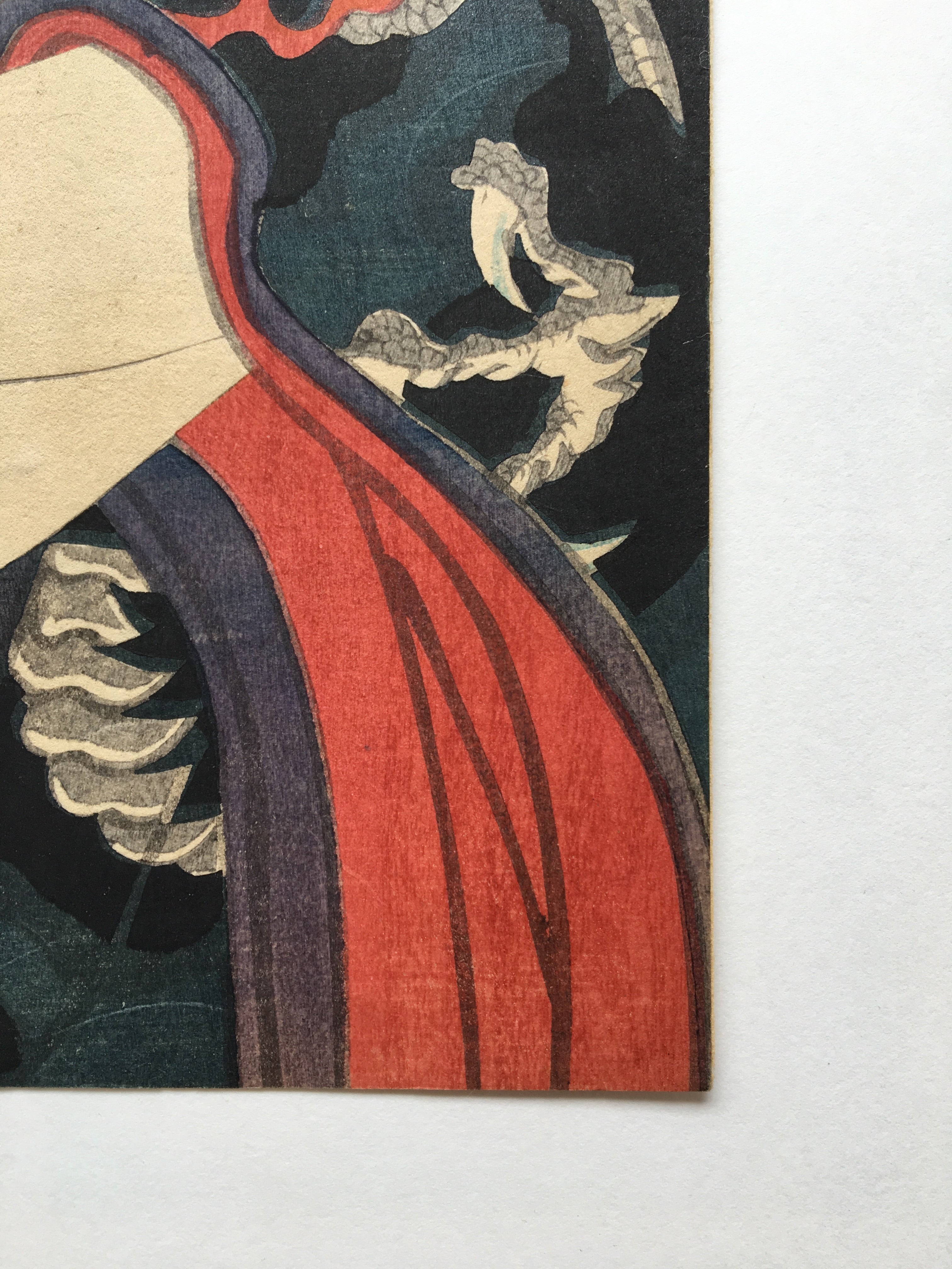 Actor Kawarazaki Gonjûrô I as Tadanobu Rihei (Utagawa Kunisada (Toyokuni  III), 1862)