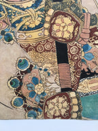 Actor Suketakaya Takasuke III (Sawamura Chôjûrô V) as Satomi Yoshizane. (Kunisada II, 1852)