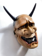 HANNYA Mask Carved in Wood.