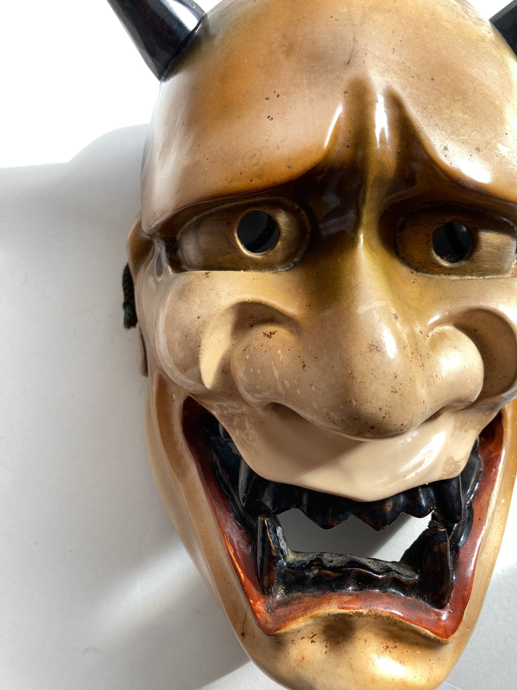 HANNYA Mask Carved in Wood.