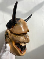 HANNYA Mask Carved in Wood.