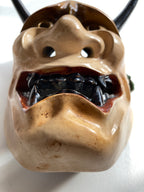 HANNYA Mask Carved in Wood.