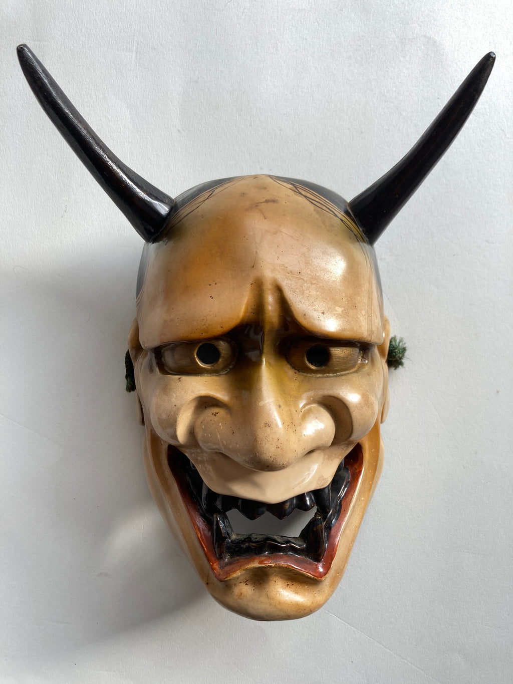 HANNYA Mask Carved in Wood.