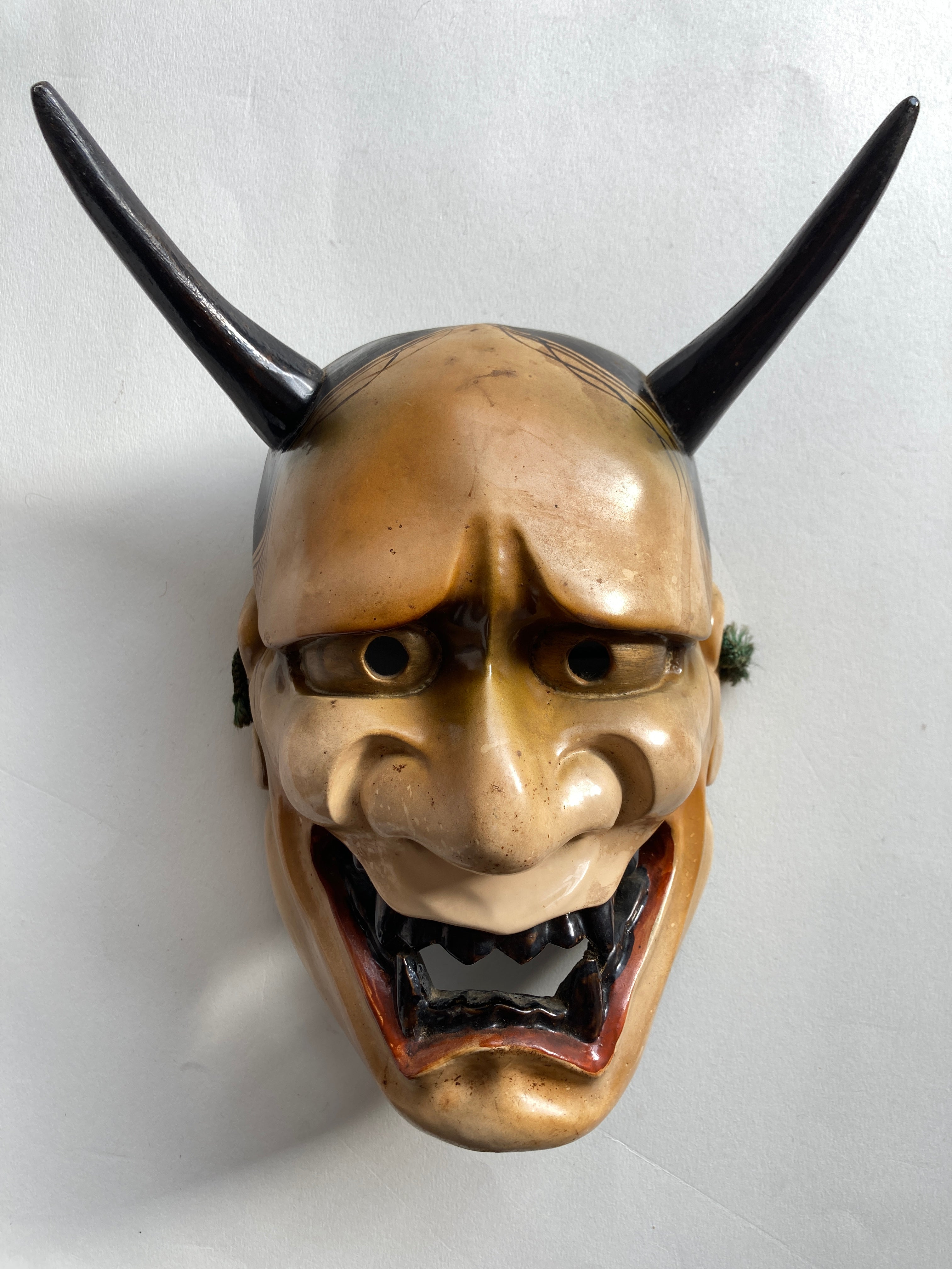 HANNYA Mask Carved in Wood.
