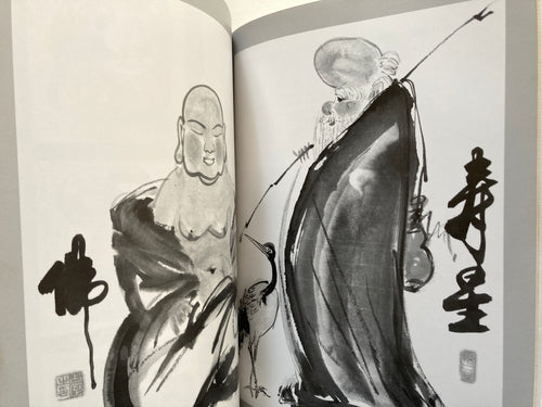 Daruma various phases Calligraphy Art book