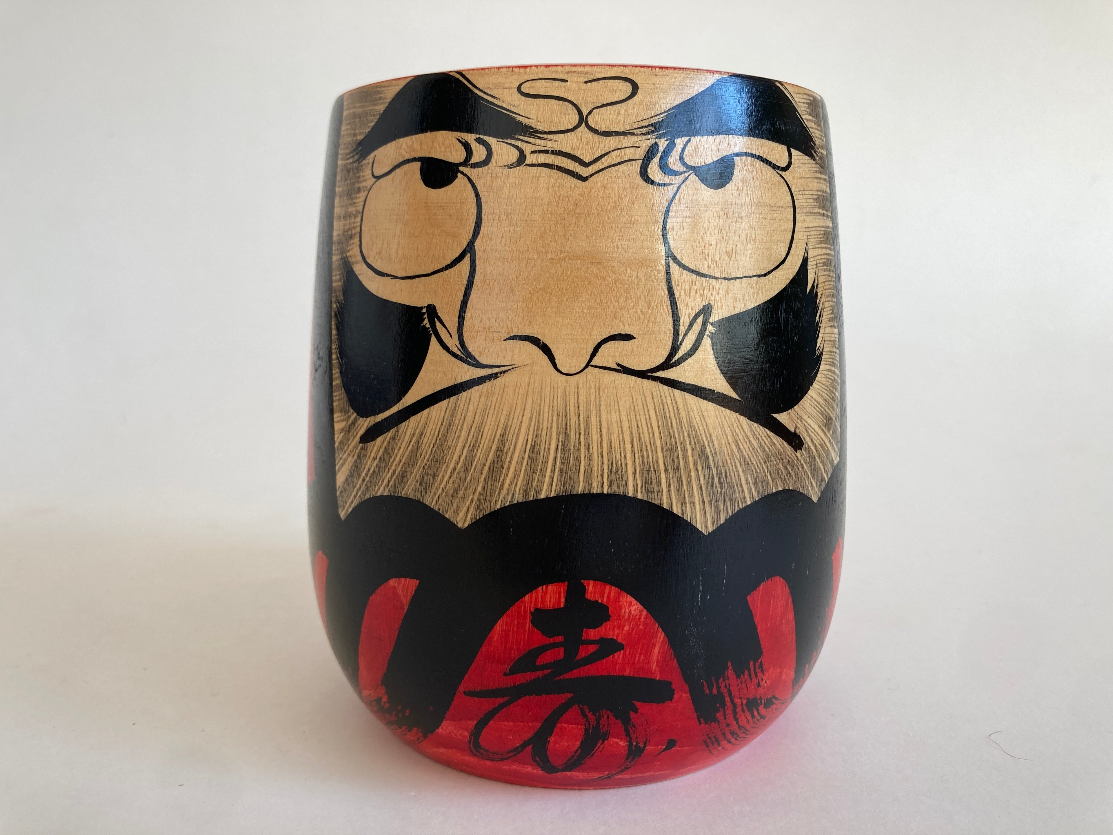 Traditional Kokeshi Daruma by Yukio