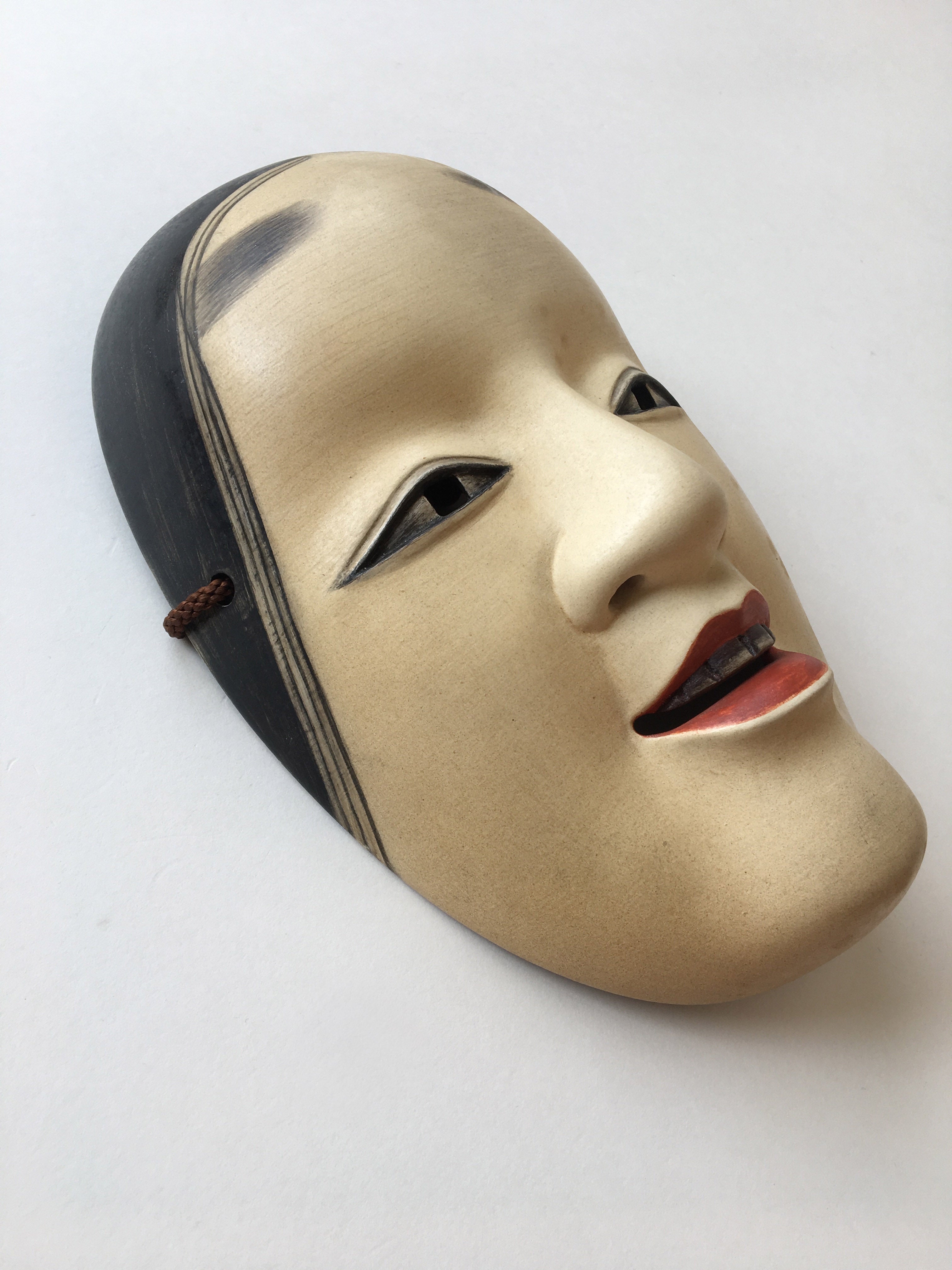 MAGOJIRO Ancient Nohmen carved in Oak wood.