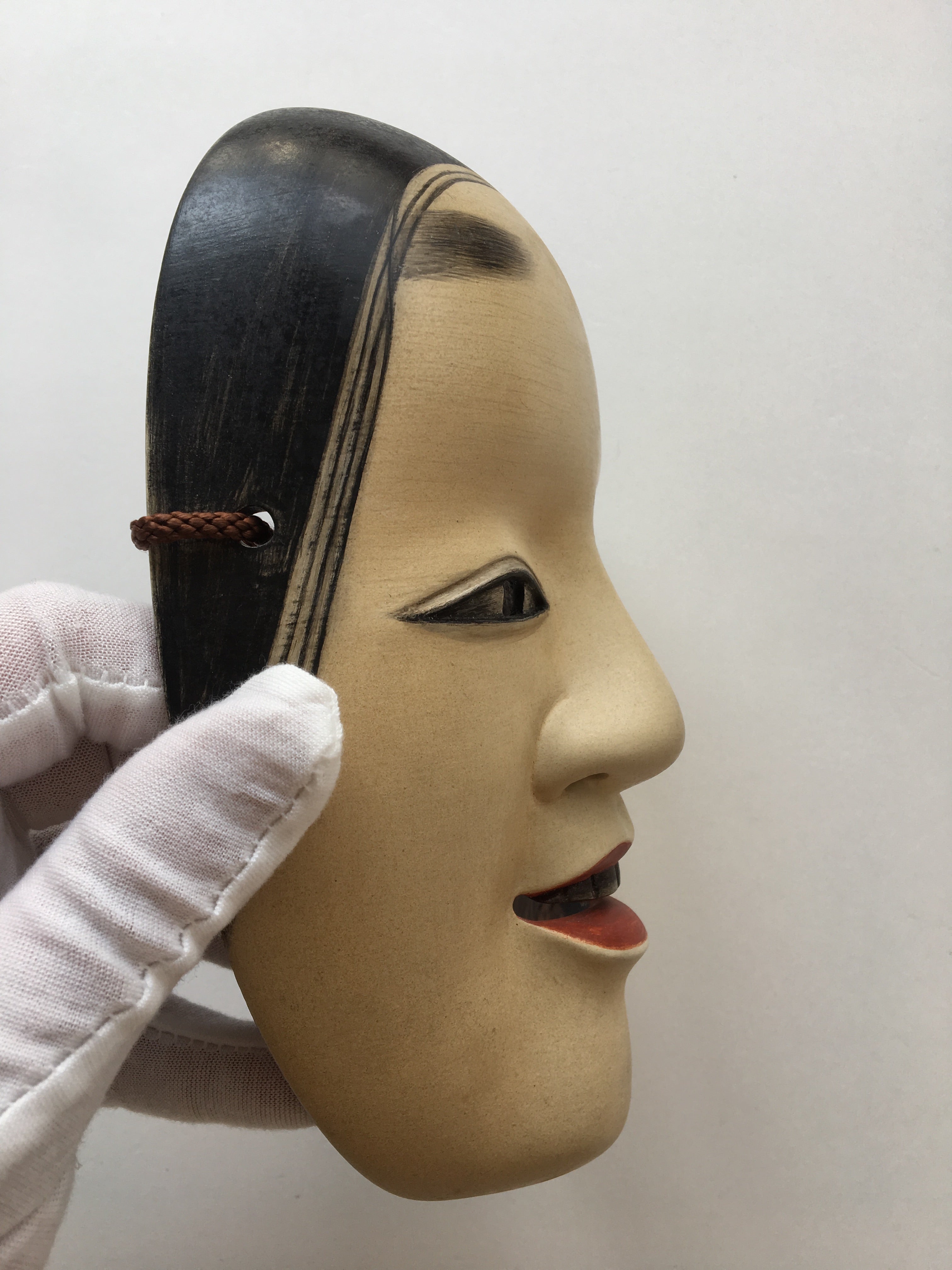 MAGOJIRO Ancient Nohmen carved in Oak wood.