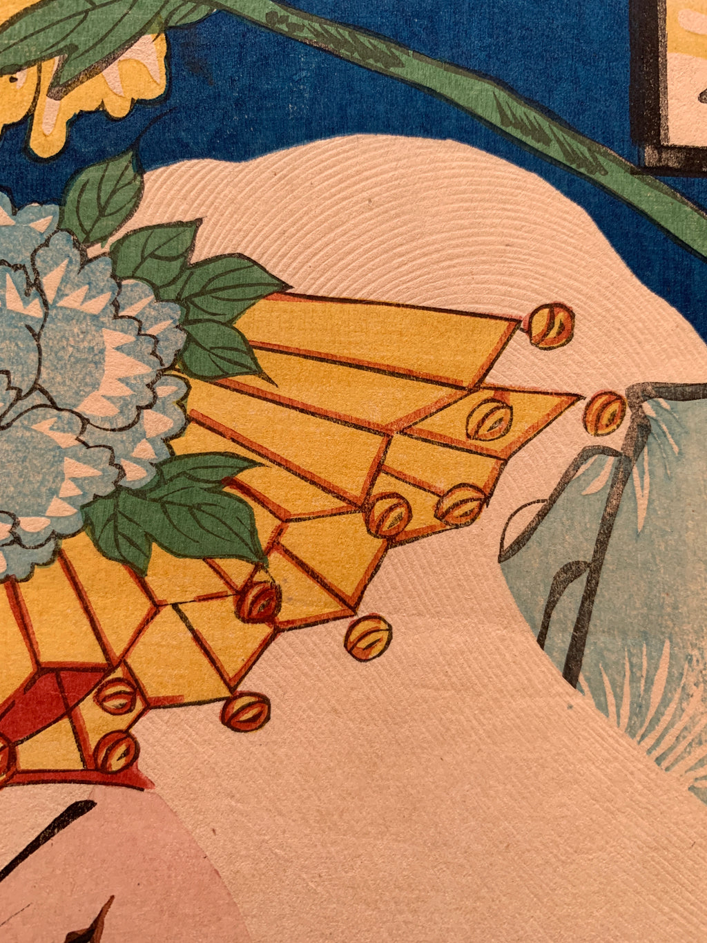 The Syllable Ho: Actor Nakamura Shikan IV as a Lion in Peonies at the Stone Bridge (Botan ni Shakkyô), from the series Alphabet Proverbs for Actors (Haiyû iroha tatoe) (Kunichika, 1867)