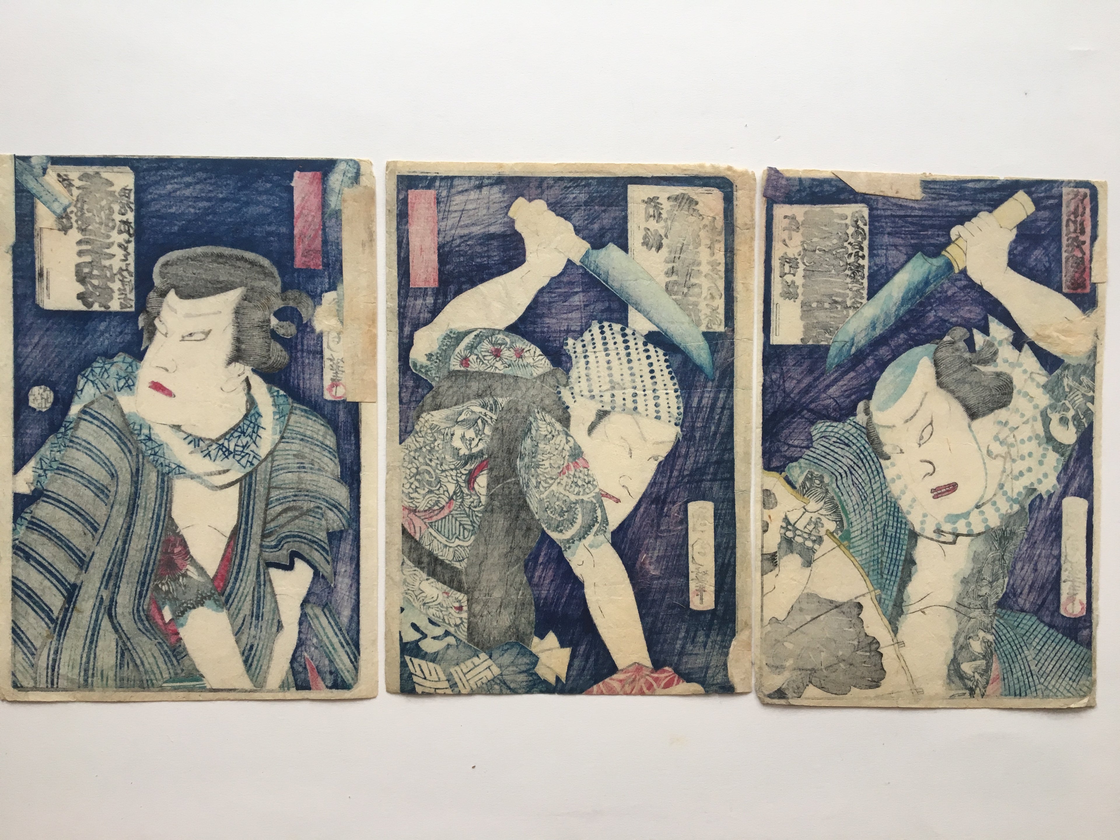 The Three Vagabonds (Kunichika, 1875)