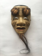 OKINA (old man) / Noh Mask by Enkei (with a paulownia box)