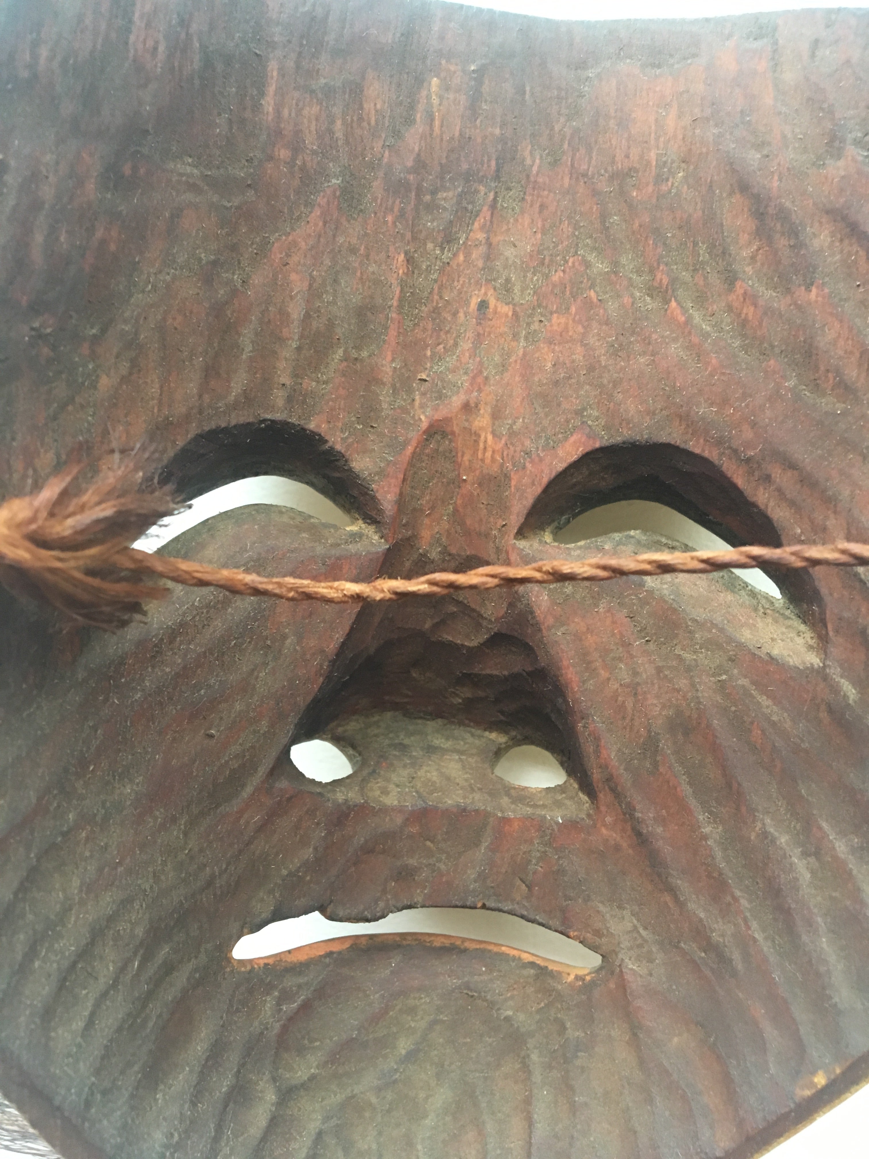 OKINA (old man) / Noh Mask by Enkei (with a paulownia box)